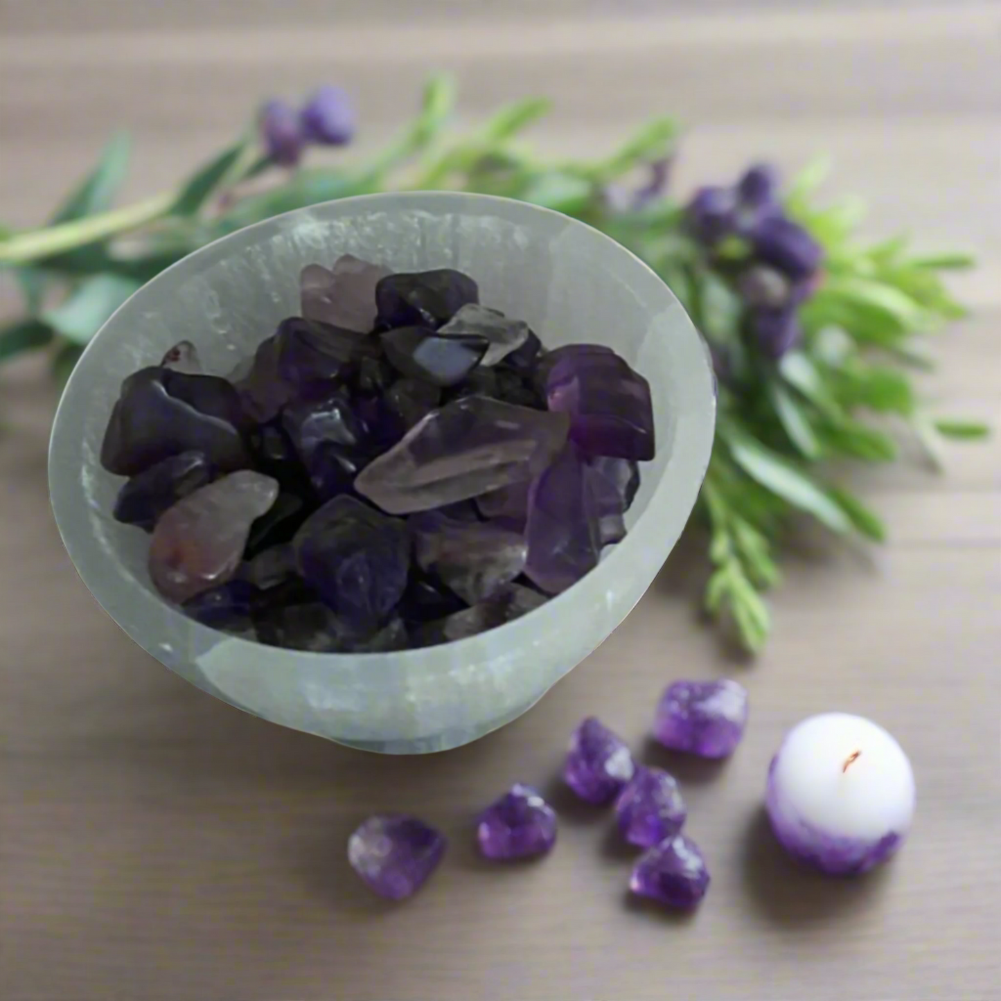 Amethyst Crystal Chips