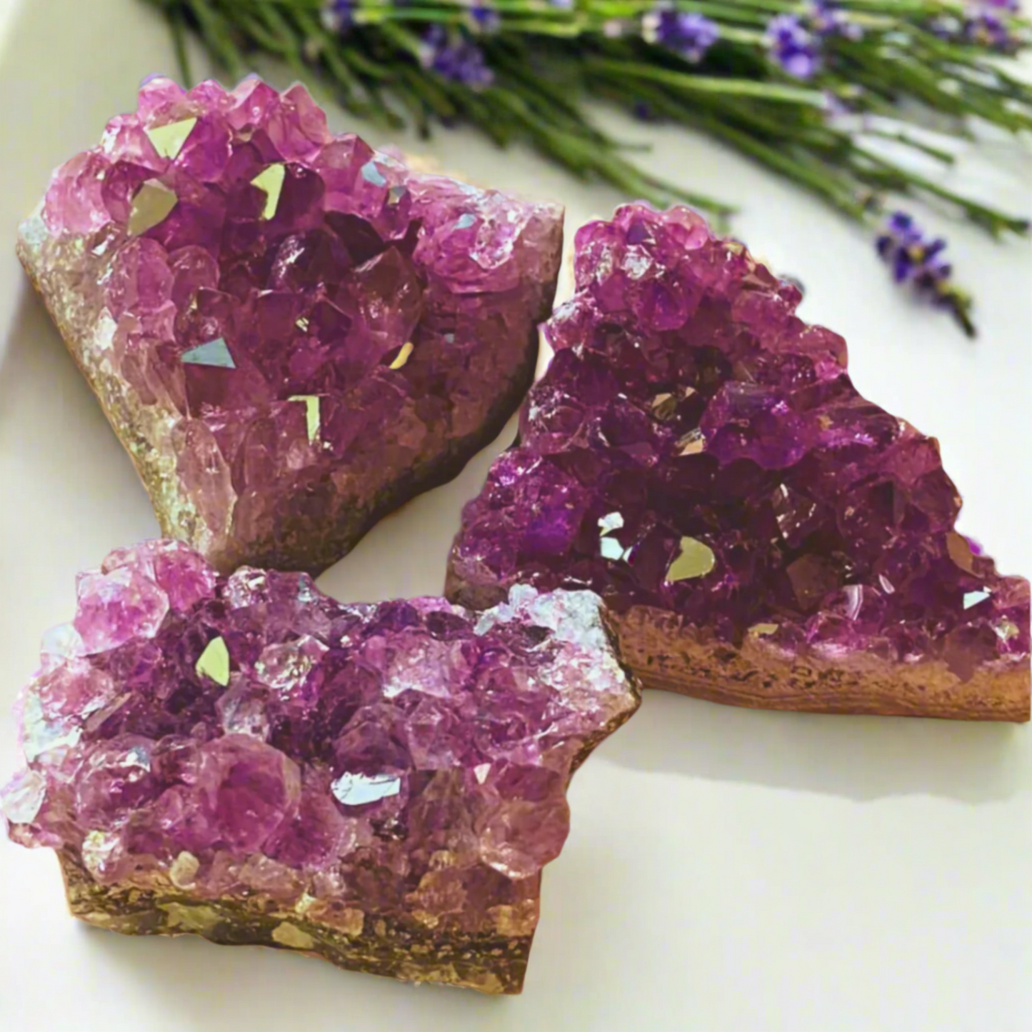 Amethyst Raw Crystal Cluster | Natural Healing Stone for Intuition, Tranquility & Emotional Balance