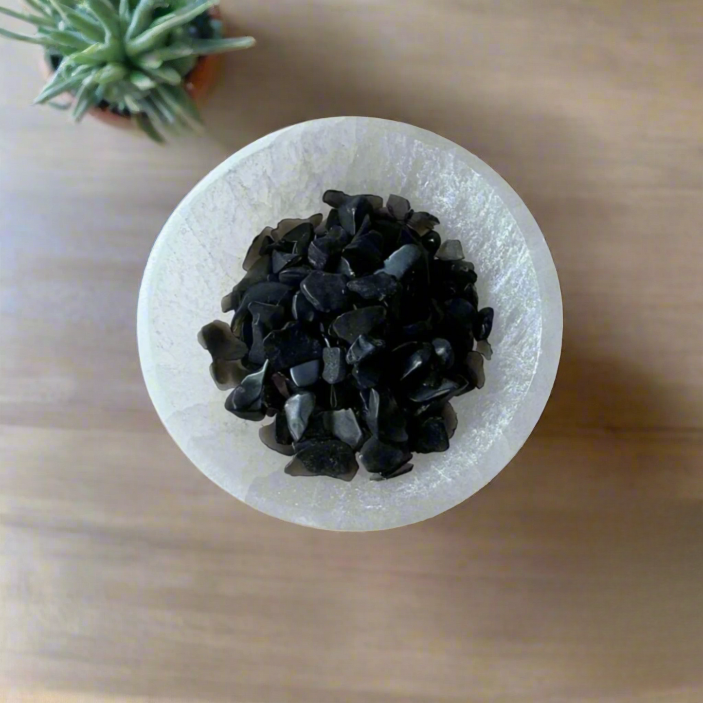 Black Obsidian Crystal Chips - 100g| Grounding & Protection Stones for Energy Cleansing - Breathe & B: An Array of Gifts