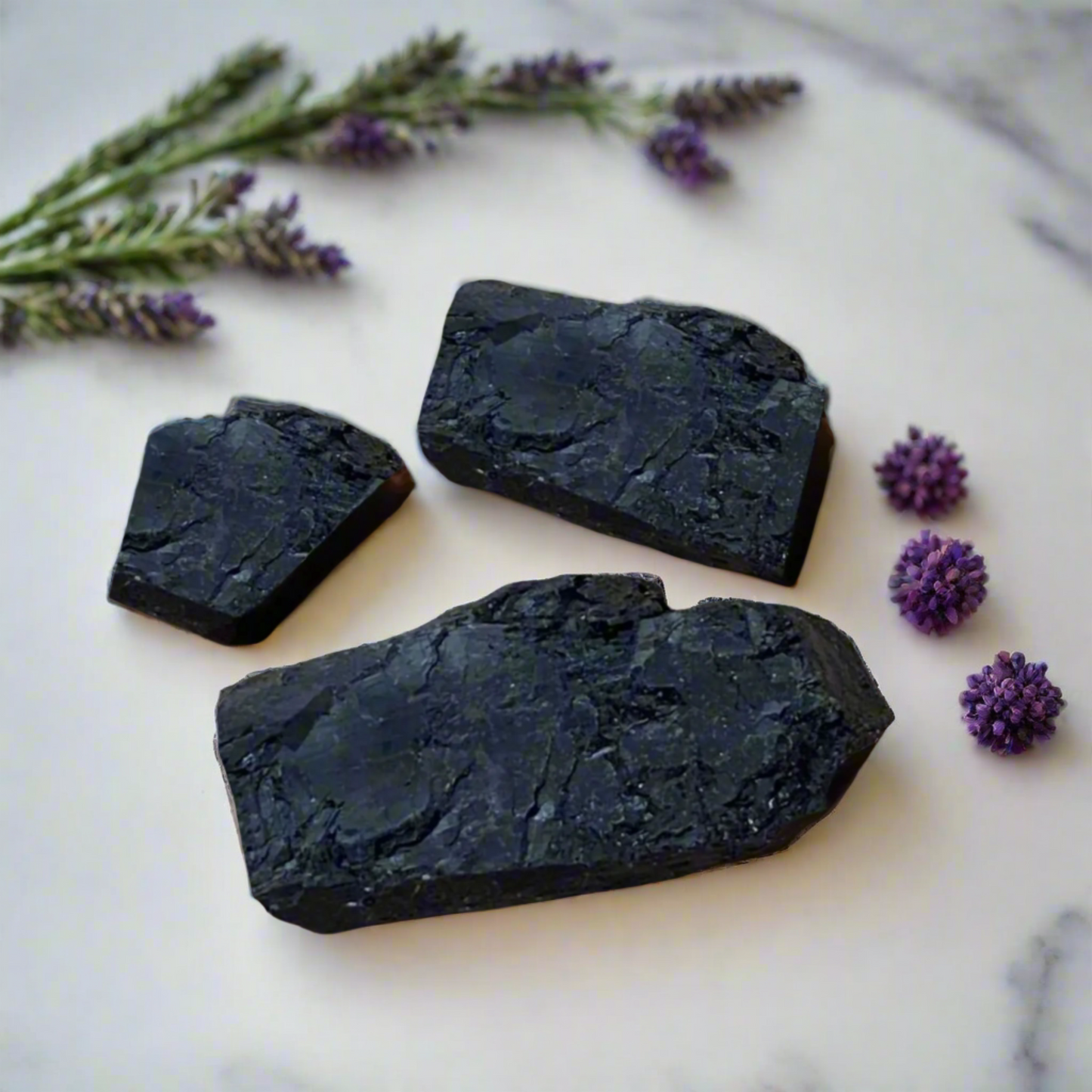 Black Tourmaline Cluster