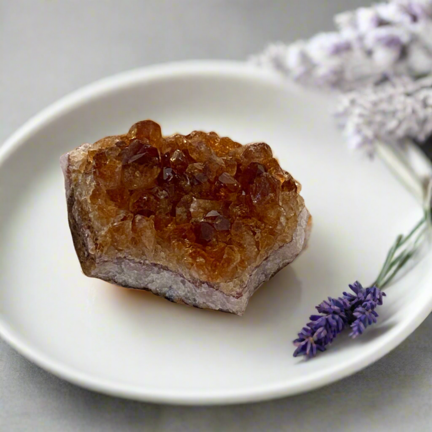 Citrine Raw Crystal Cluster - Abundance, Positivity & Creativity | Natural Healing Stone for Energy, Confidence & Manifestation