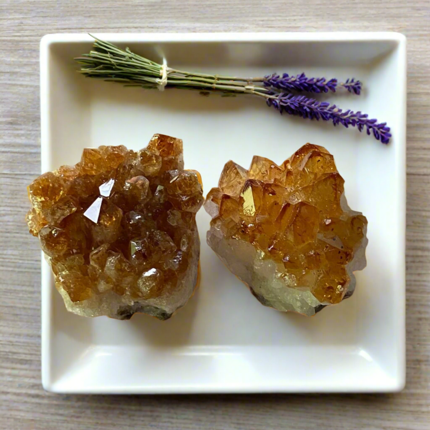 Citrine Raw Crystal Cluster - Abundance, Positivity & Creativity | Natural Healing Stone for Energy, Confidence & Manifestation
