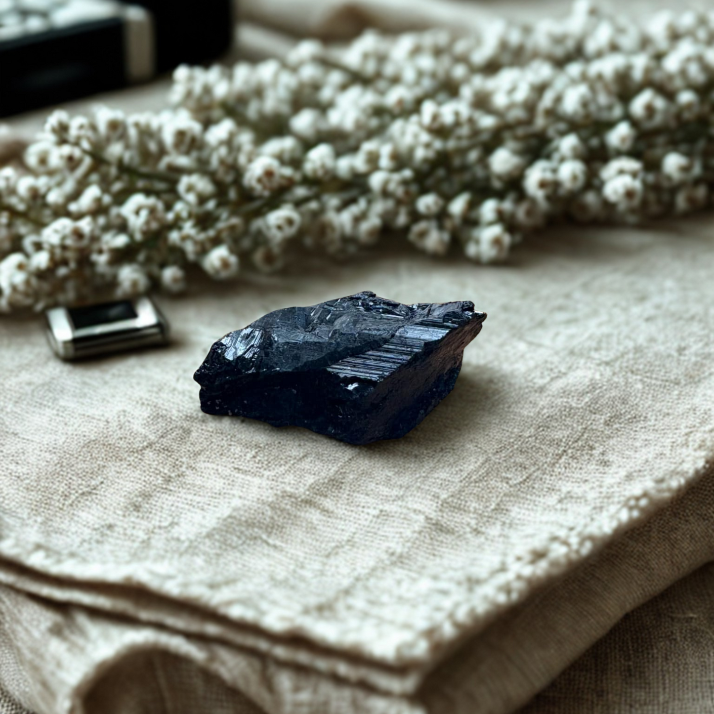 Black Tourmaline Cluster