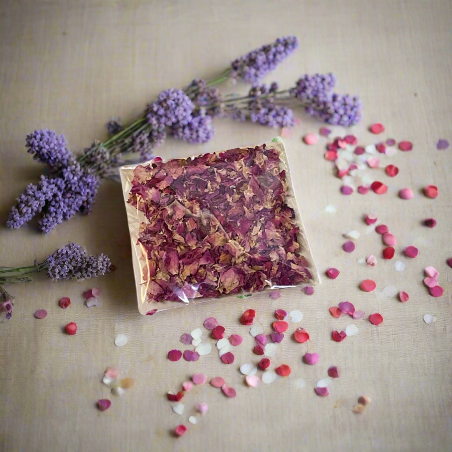 Eco Confetti Bags - Rose Petals - No Label