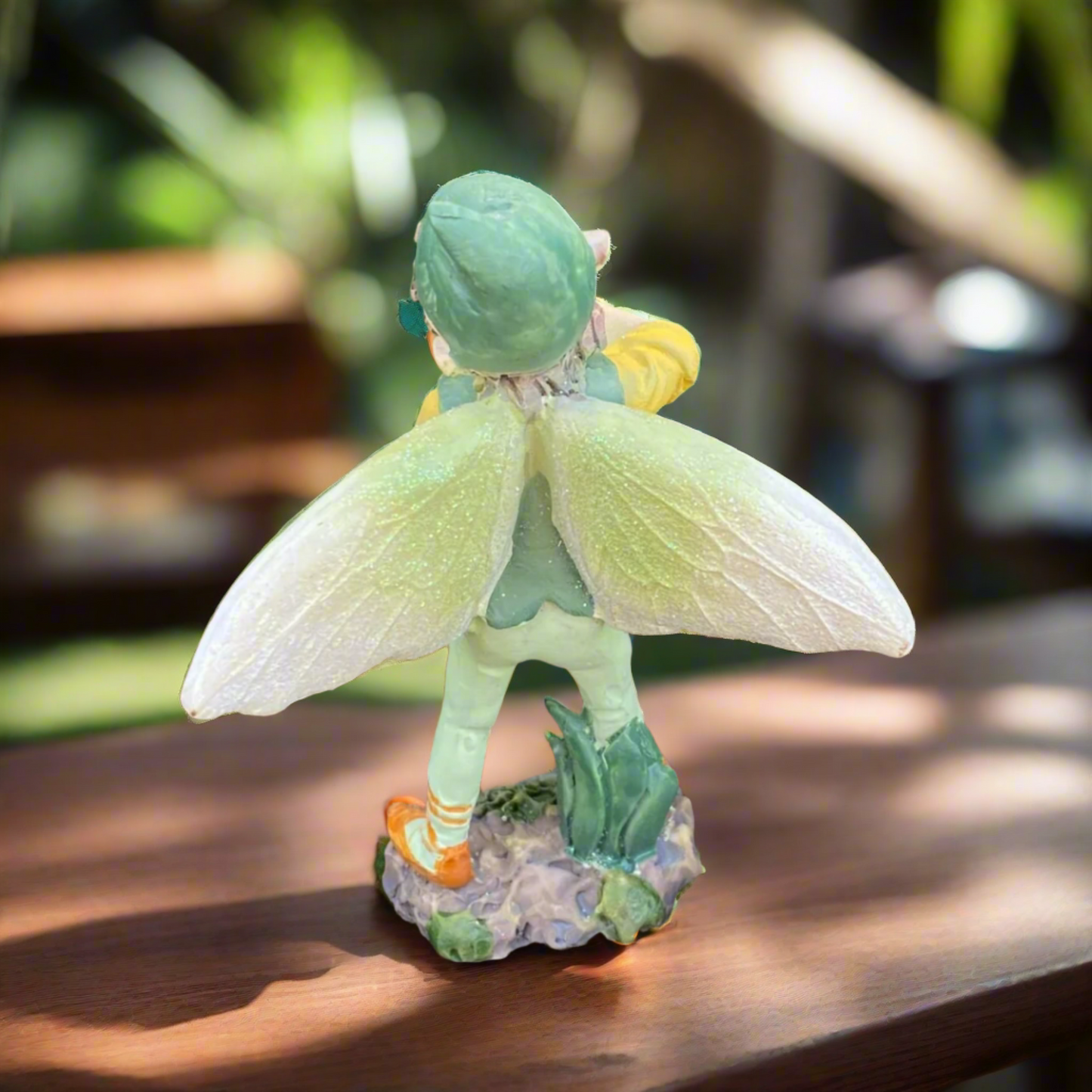 Fairy Garden Boy Elf – Whimsical Resin Figurine for Mindful and Magical Outdoor Spaces