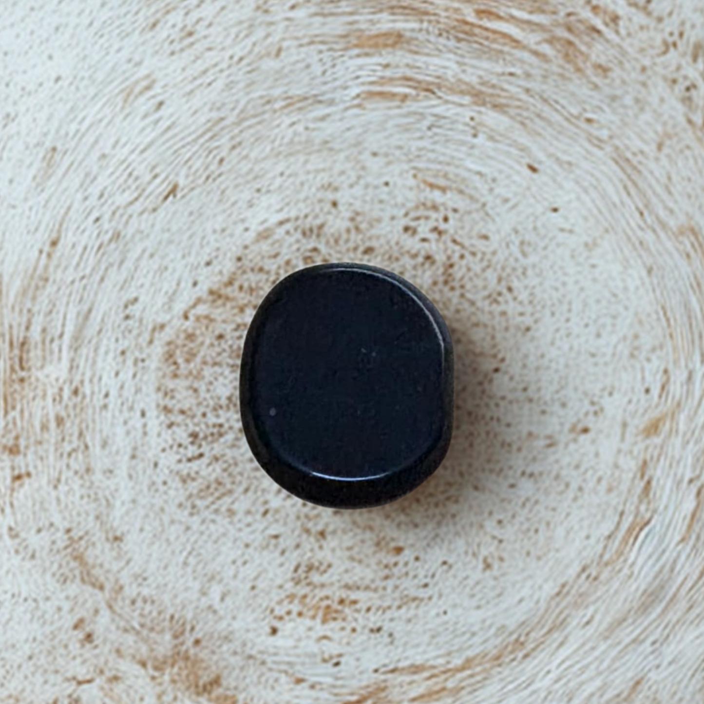 Black Obsidian Flat Stone