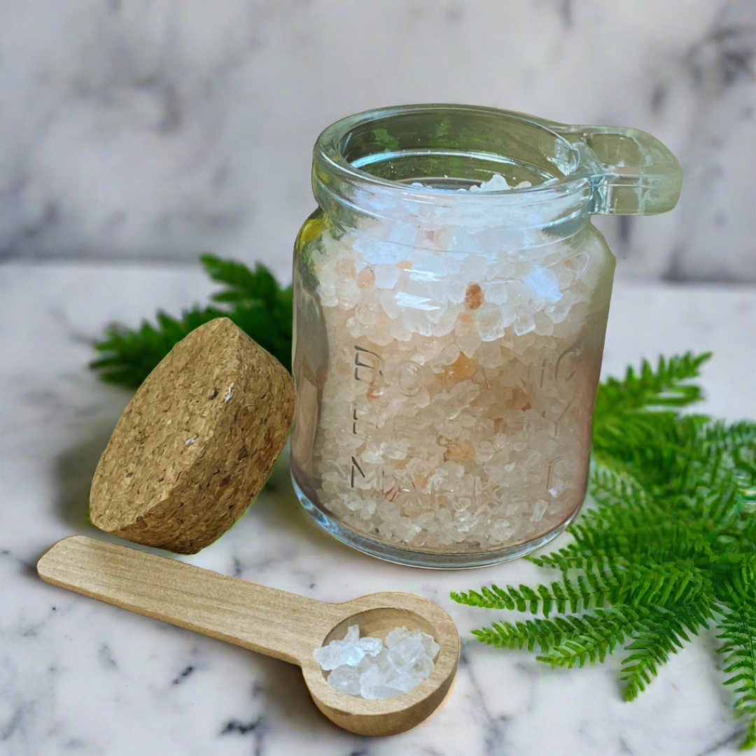 Himalayan Salt in a Glass Jar