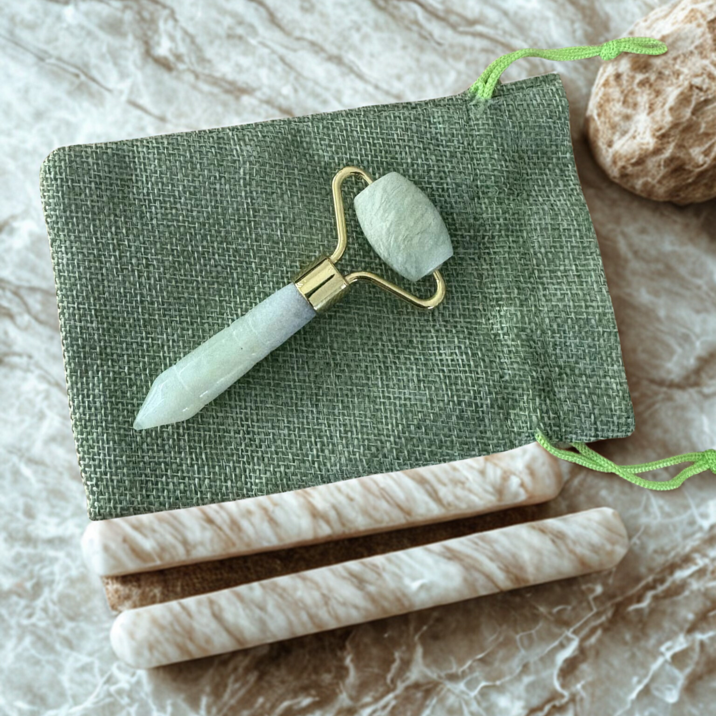 Jade Small Facial Roller
