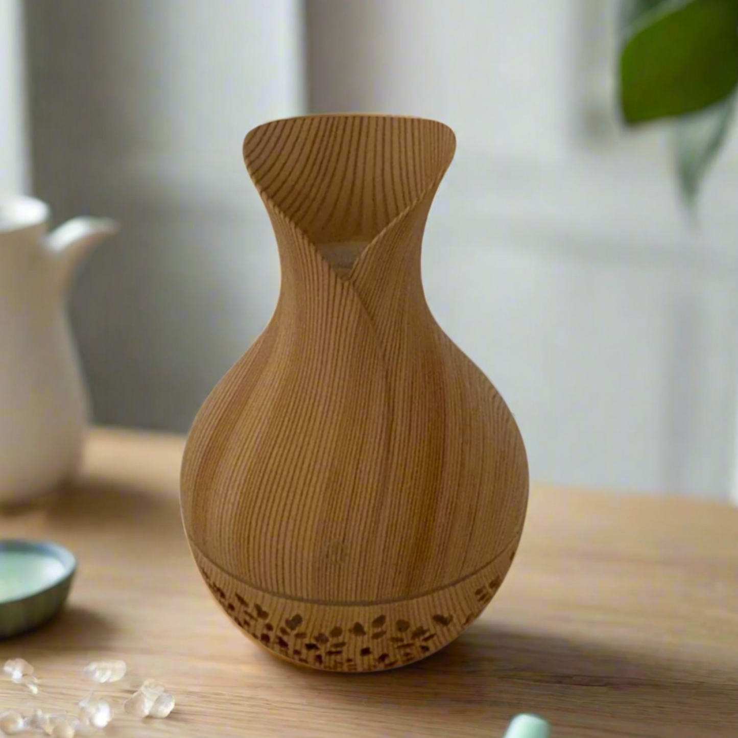 Ultrasonic Aroma Humidifier with Colour-Changing LED | Mindful Mist Diffuser for Calm & Clarity
