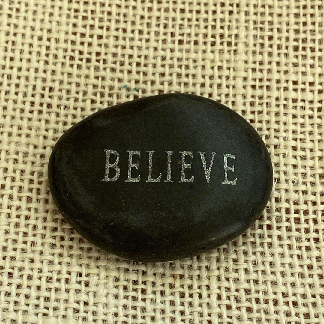 River Wishing Stones - Believe