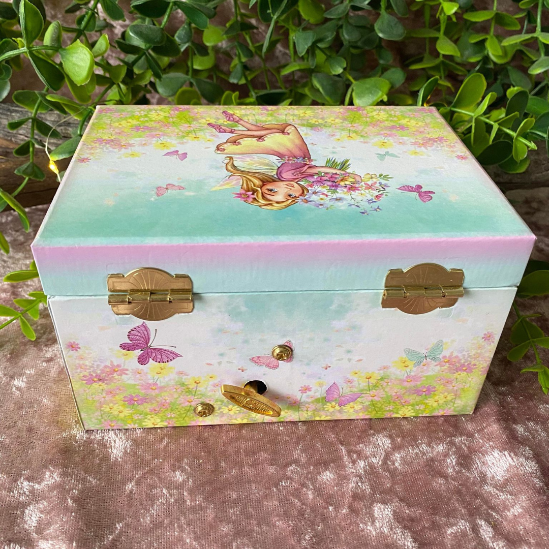Musical Spring Fairy Jewellery Box