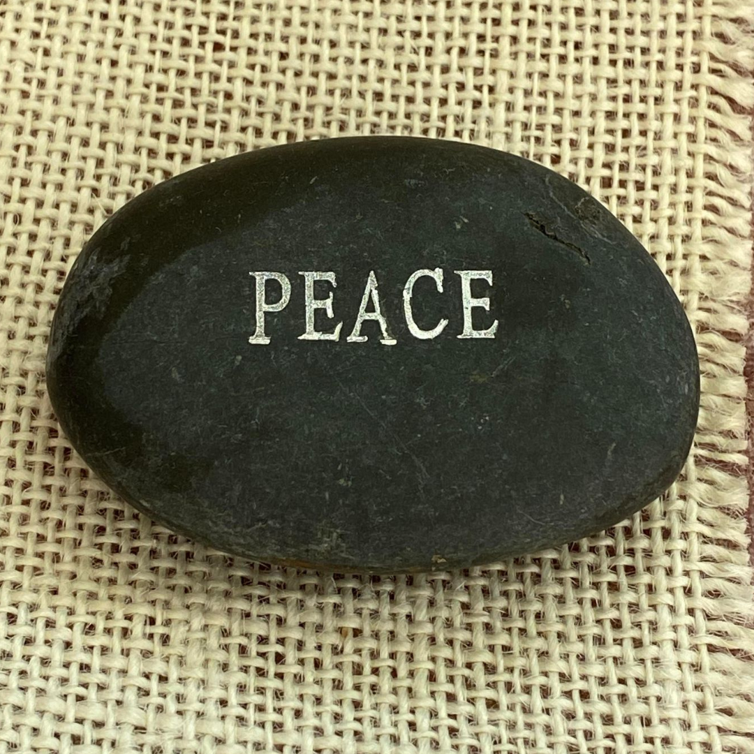 River Wishing Stones - Peace