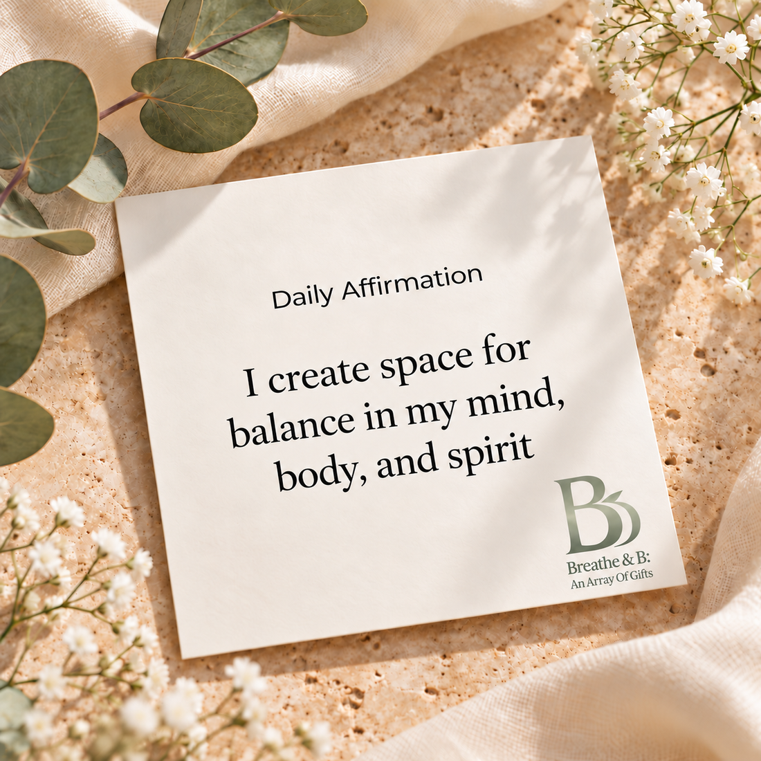 Day 3 - Daily Affirmation for Balance: Creating Space for Harmony