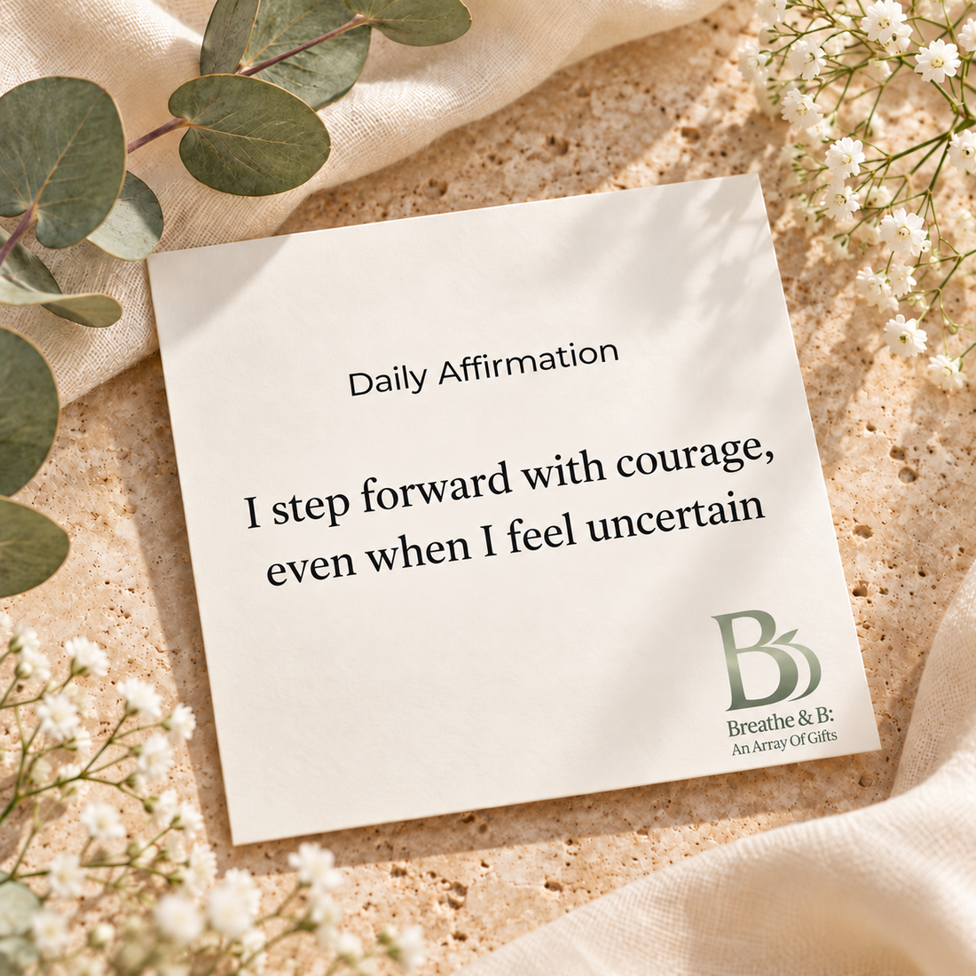 Day 6 – Courage: I step forward with courage, even when I feel uncertain