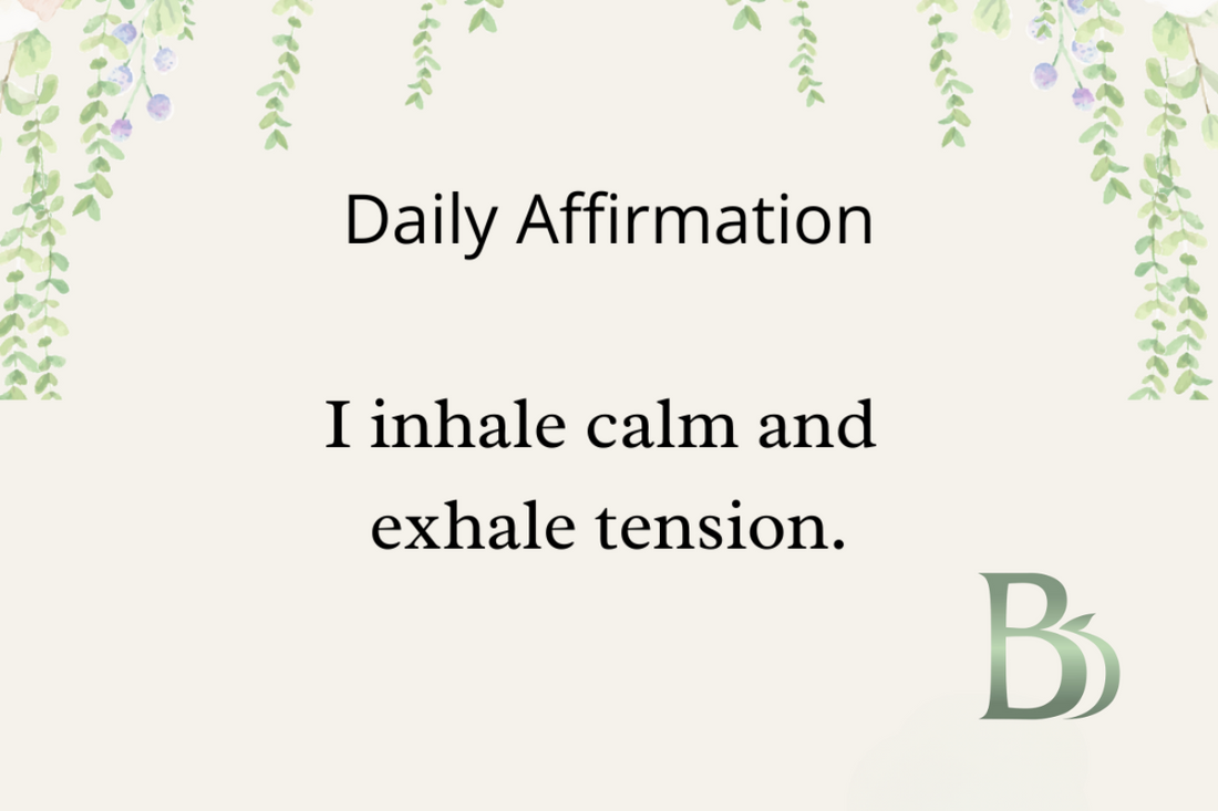 Daily Affirmation for Calm: Inhale Peace, Exhale Tension
