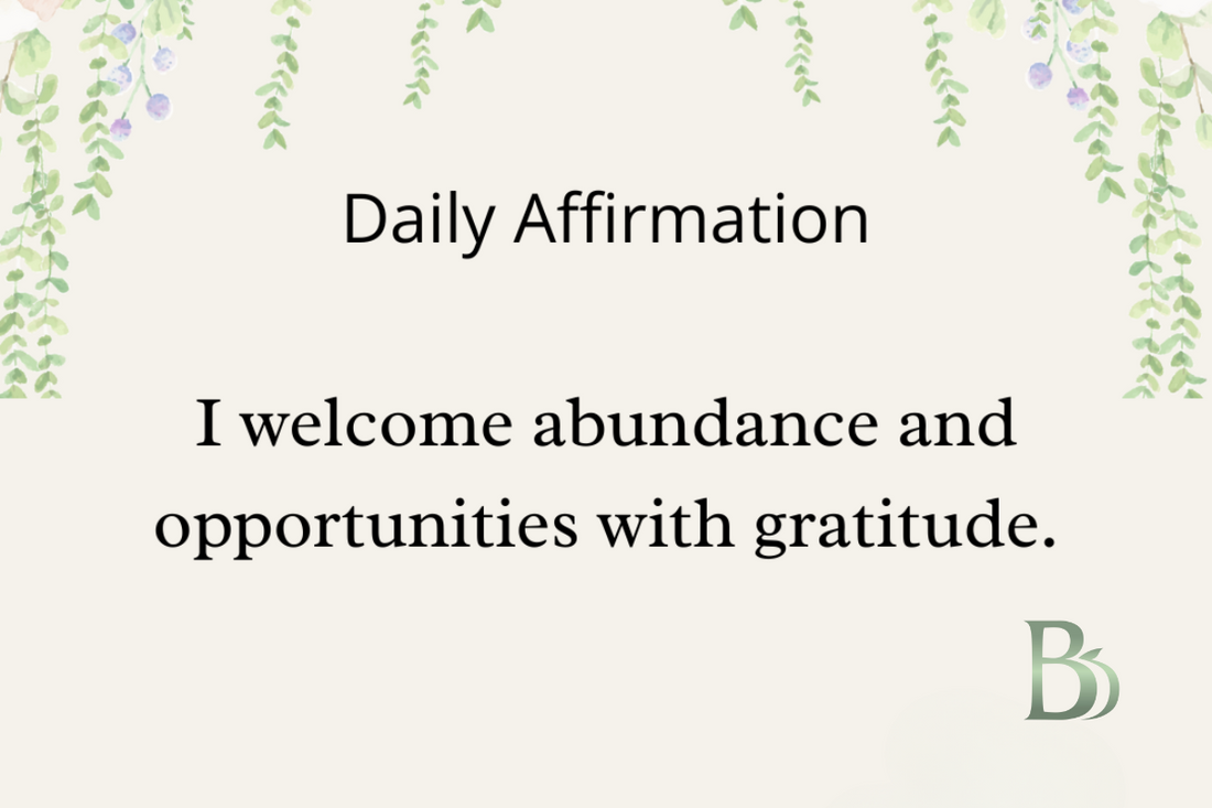 Daily Affirmation for Abundance: Welcoming Life’s Gifts with Gratitude