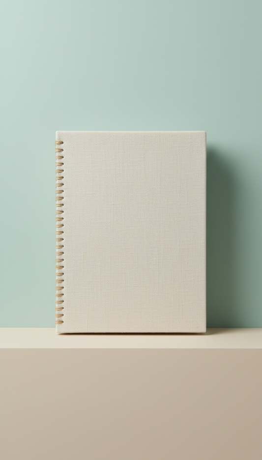 Artisan linen journal