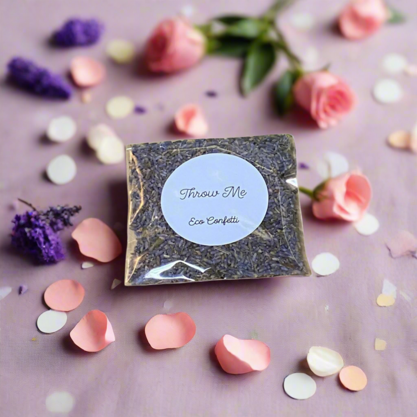 Eco Confetti Bags - Lavender - Throw Me Label