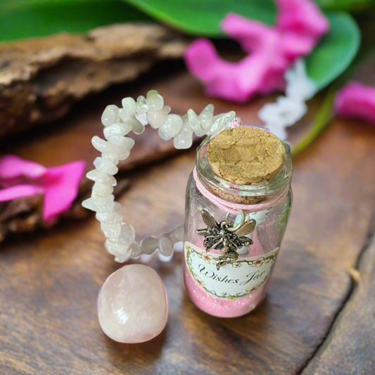 Fairy Magic Rose Quartz Bundle – Mindfulness & Enchantment in Every Piece