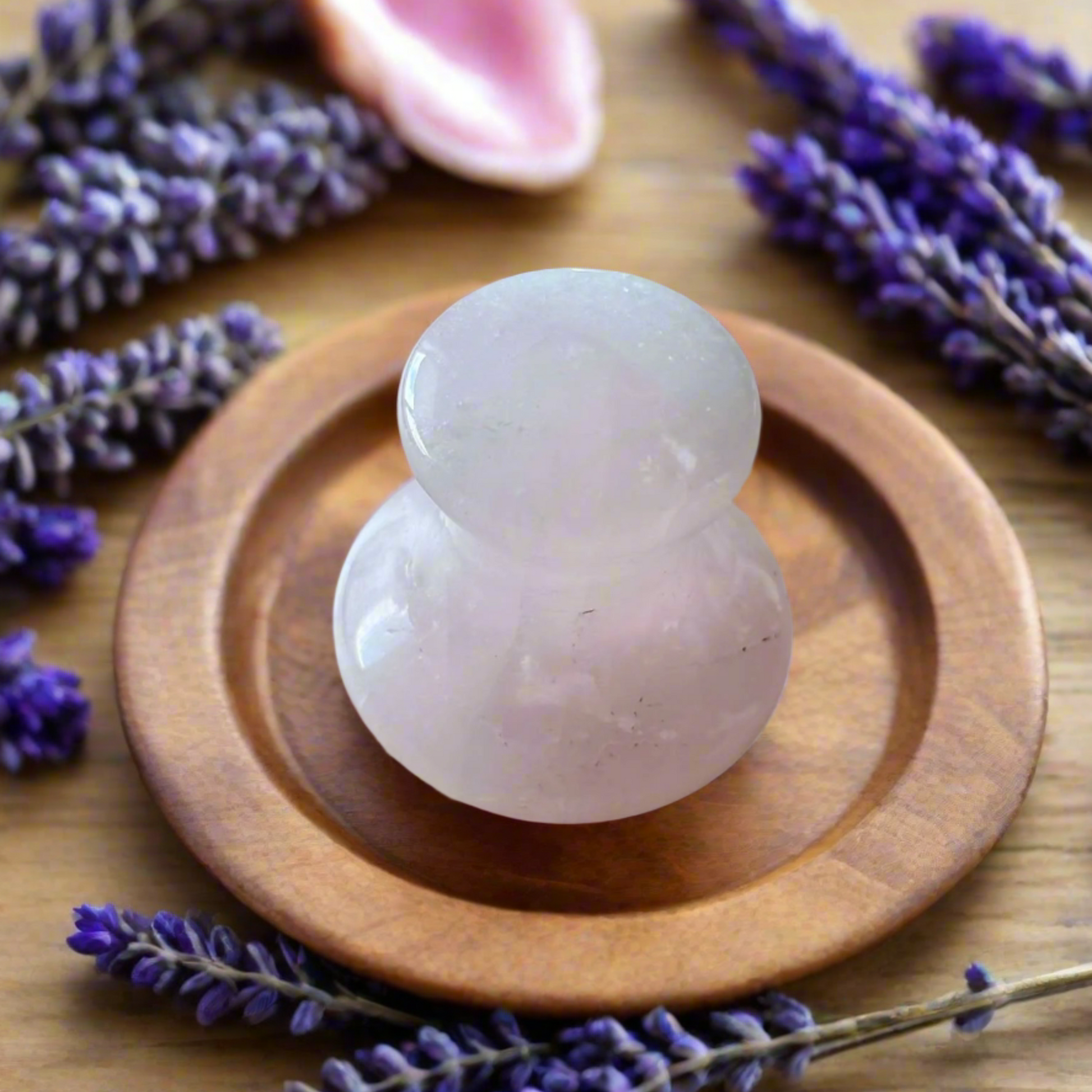 Rose Quartz Gua Sha Mushroom