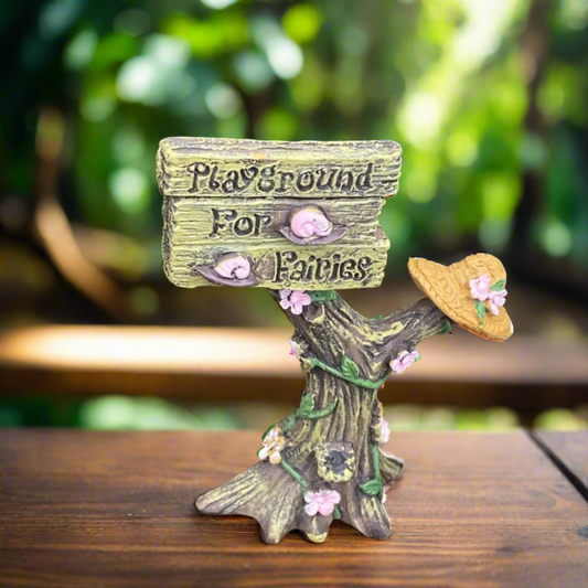 Playground for Fairies Garden Sign