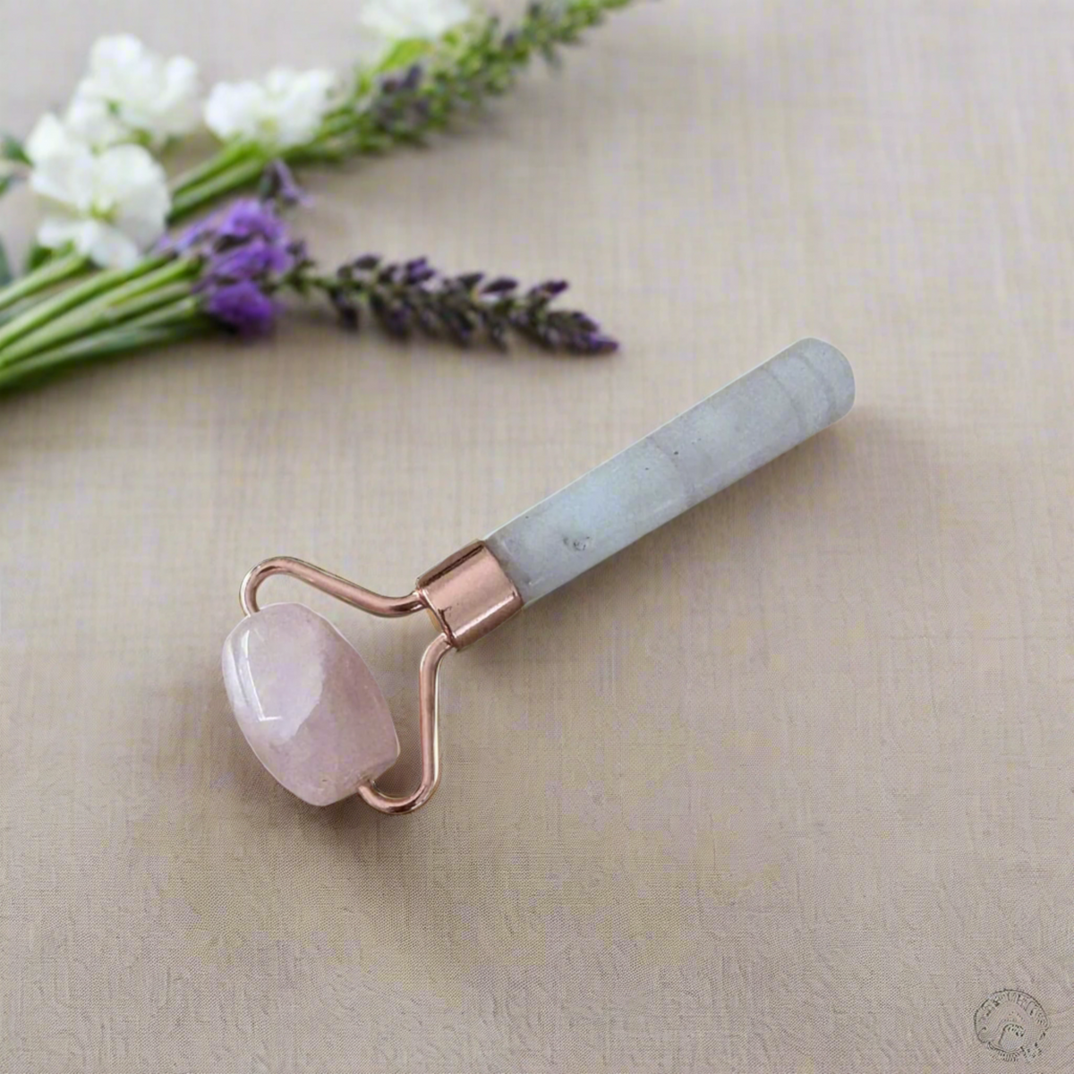 Small Rose Quartz Facial Roller