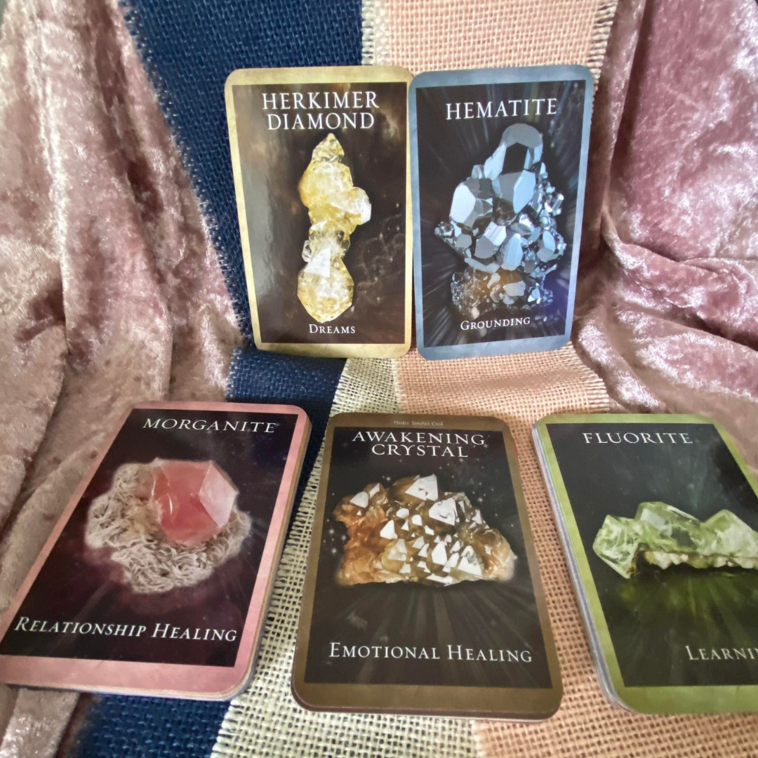 Crystal Reading Cards - The Oracle Healing by Rachelle Charman