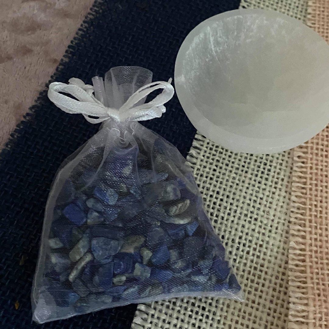 Lapis Lazuli Crystal Chips - 100g