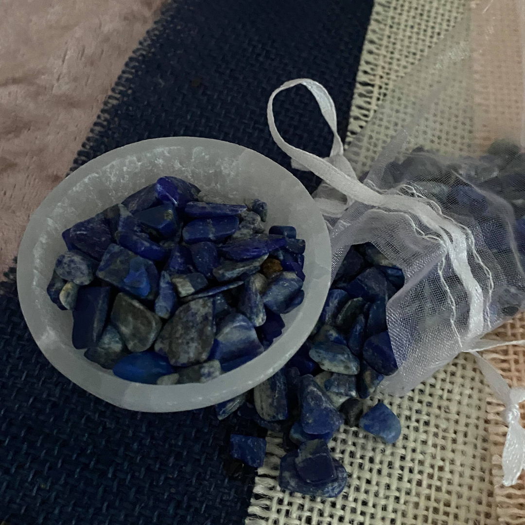 Lapis Lazuli Crystal Chips - 100g