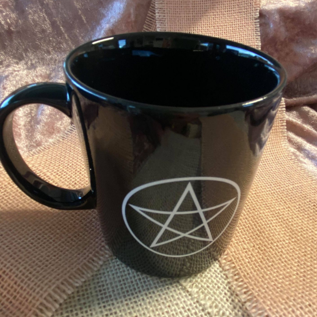Black Pentagram Mug